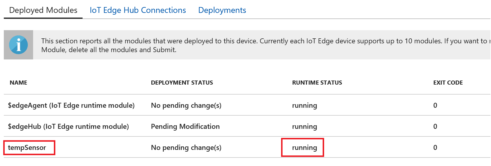 Module Running