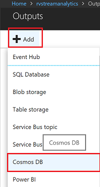 Stream Data to Cosmos DB