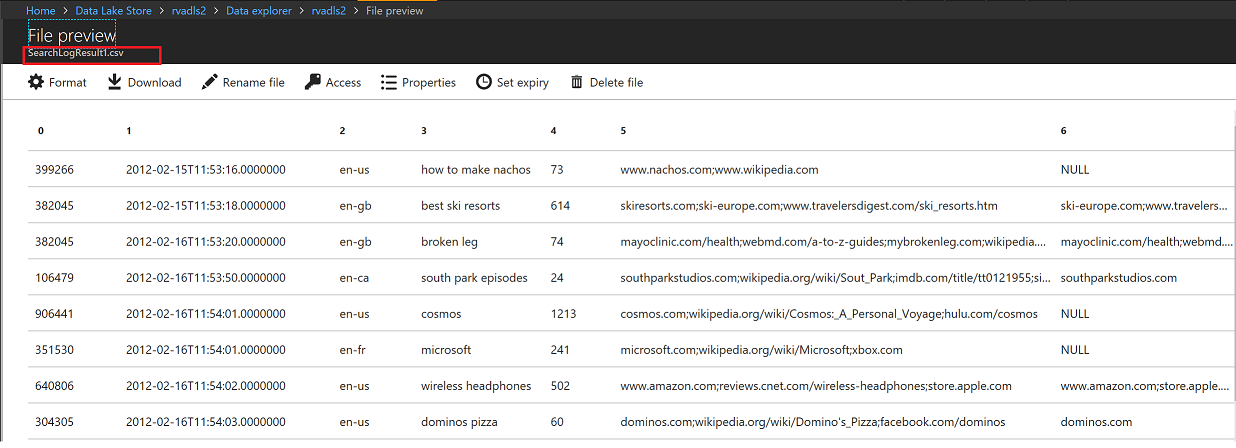 View Output File