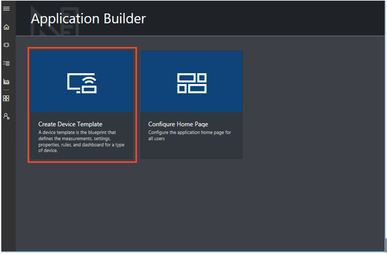 Create Device Template