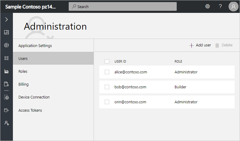 User Administration