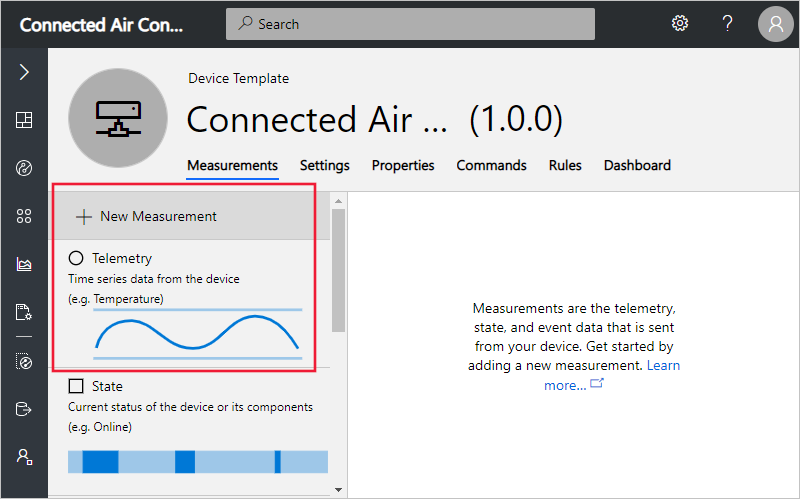 Connected air conditioner measurements