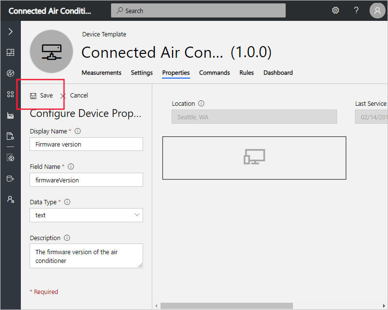 Configure firmware version