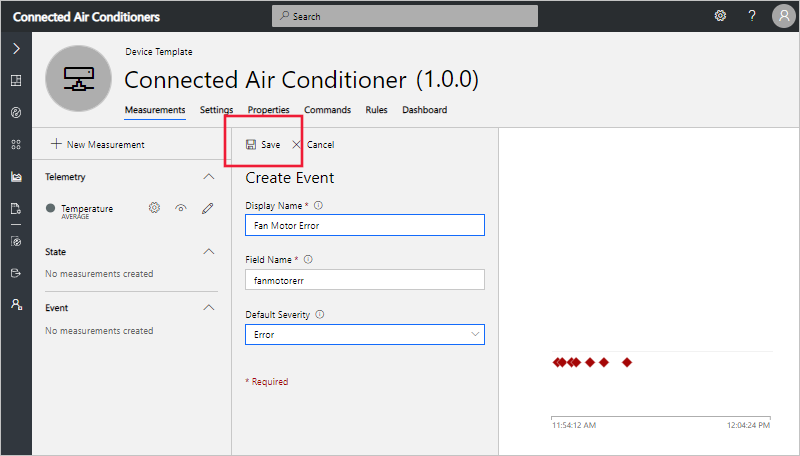 Configure Event measurement