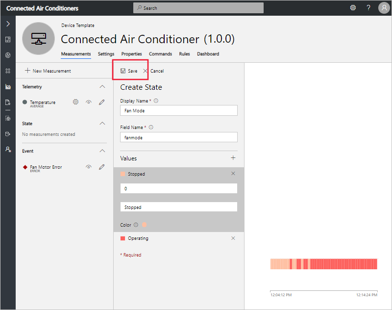 Configure State measurement